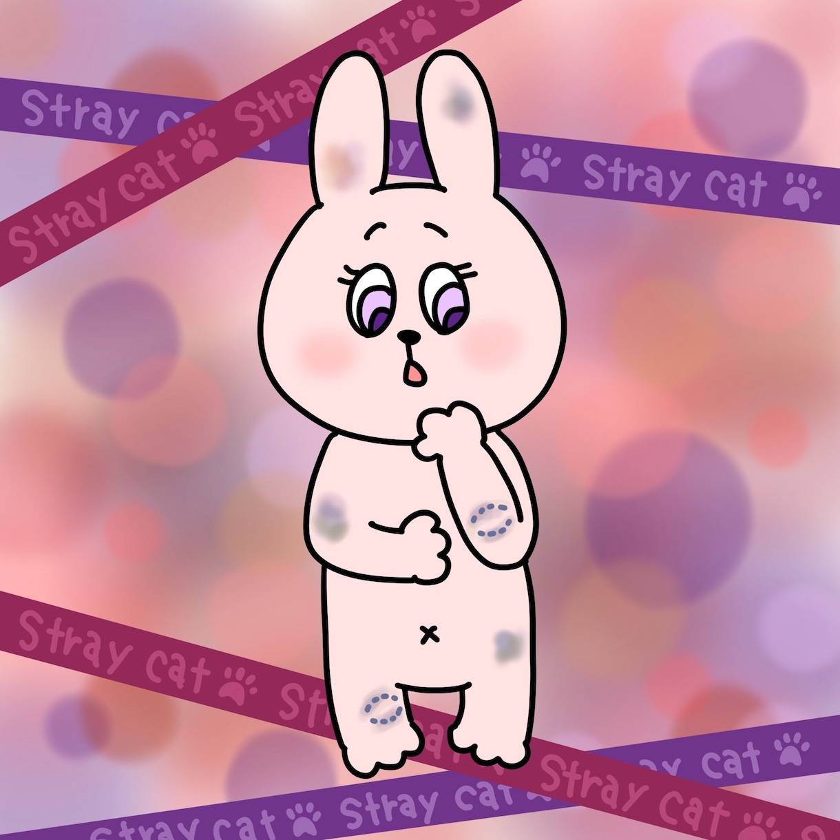 ちょっぴり病みかわなSNSアイコン描きます 量産型じゃない個性派イラストSNS映えする個性派アイコン イメージ7