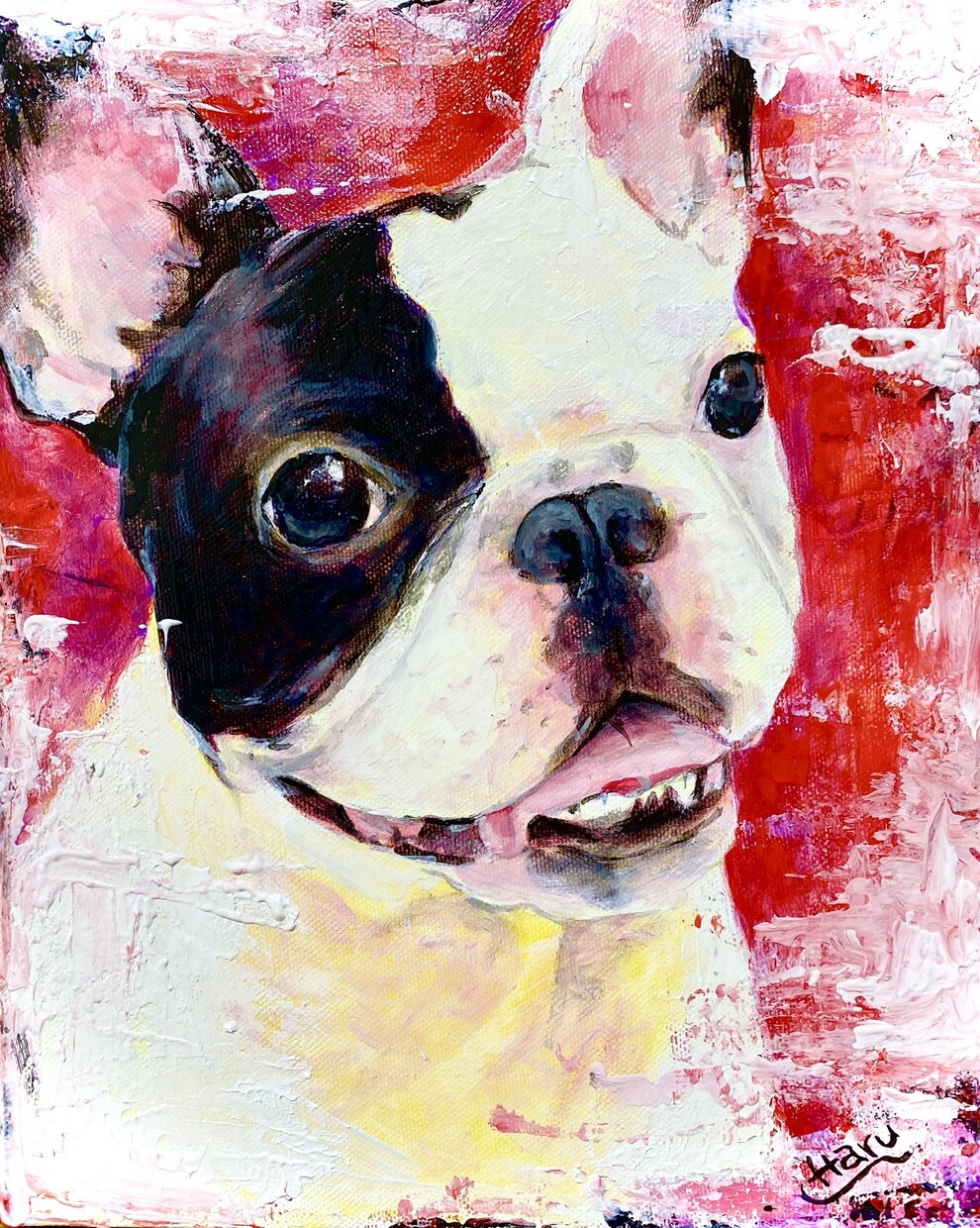 ペットの似顔絵を油絵で描きます 犬や猫など何でもOK!高級感のある油絵で記念に残しませんか？ イメージ6