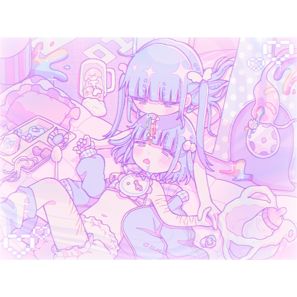 ゆめかわなイラストを制作します かわいい女の子、男の子イラスト、小物が得意です！ イメージ2