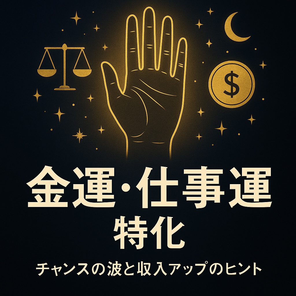 手相でお金とキャリアの流れを整理します 「いつ・何から動くか」をFP2級の視点で現実的に整理します イメージ3