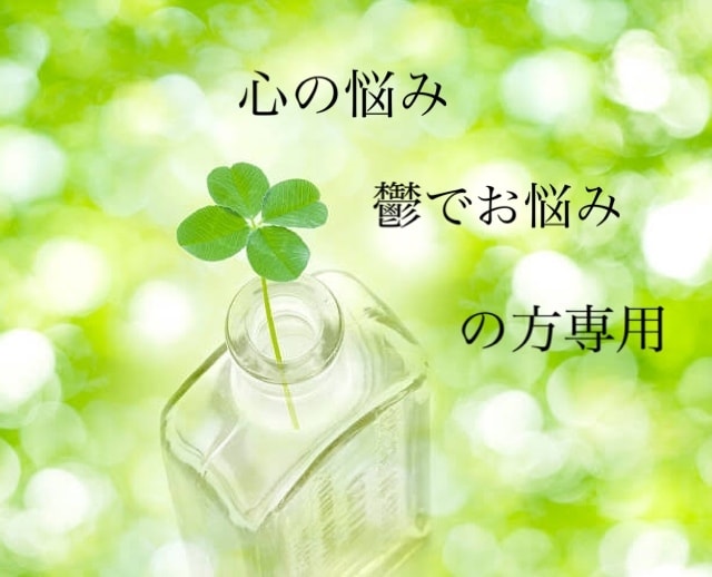 心の悩み、鬱の方専用。何でもお聞きします 。一人で悩まず一緒に解決しましょう。 イメージ1