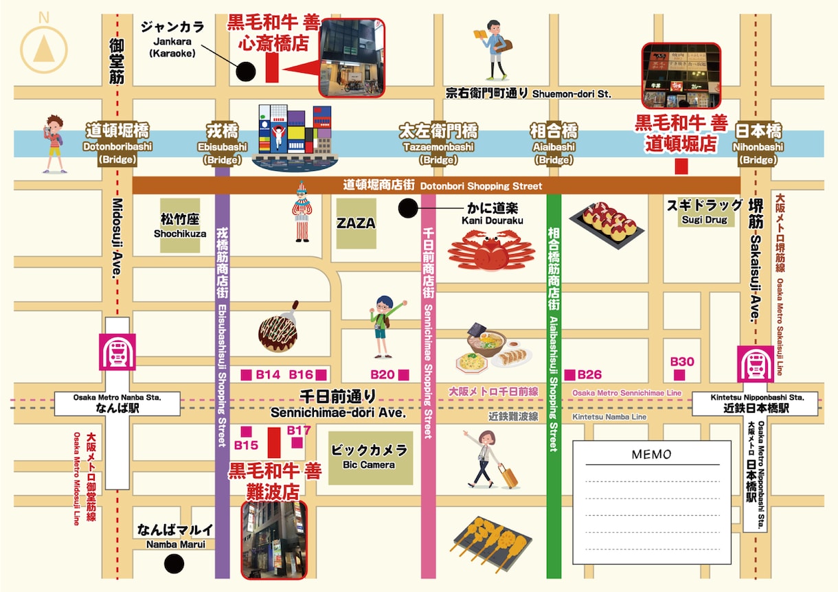 AIデータ納品◇迷わない案内地図を作成いたします 【全国対応オンライン完結】駐車場案内・避難経路・注意喚起地図 イメージ1