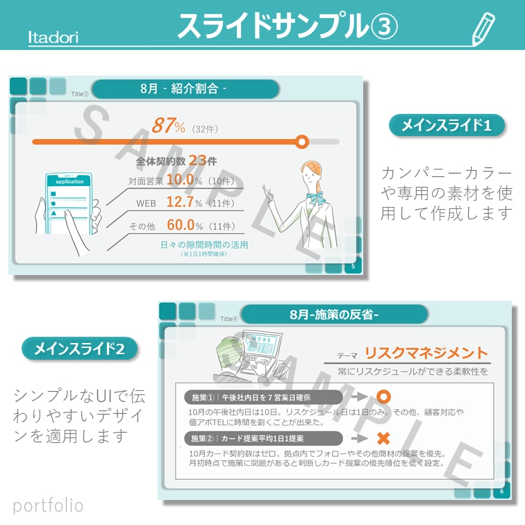 伝わりやすいPowerPoint資料を作成します デザイン修正回数の制限ナシ！個人・法人問わず幅広く対応します イメージ5