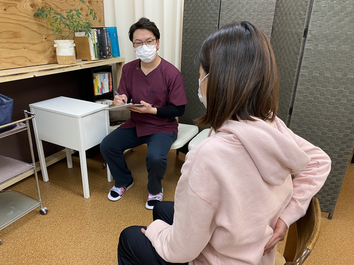 整骨院院長がお話を聞きます お身体のことから日頃のお悩みまでご相談承ります イメージ1