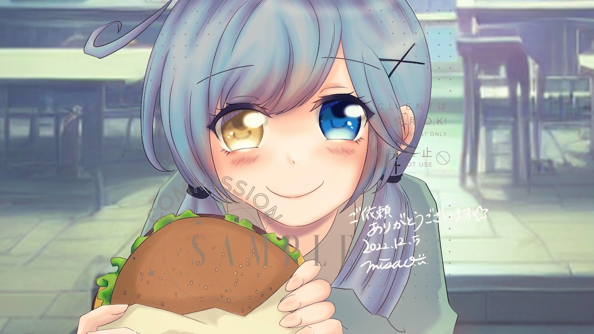 MV用イラスト描きます うたってみたなどMV用に。金額内で背景透過までいたします。 イメージ2