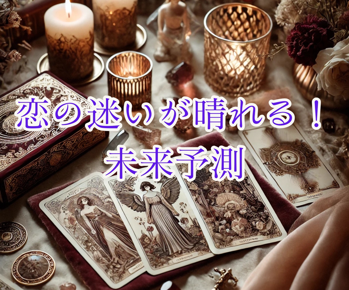 恋のゆくえをタロットで占い、テキストでお届けします ★恋愛総合★迷い・不安を希望に変えるリーディング イメージ2