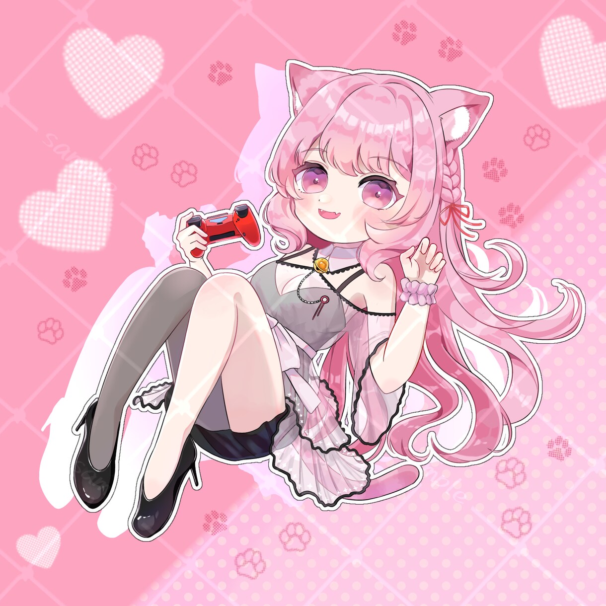 かわいいデフォルメ（SD）イラスト描きます 明るい色使いでさらに可愛さプラス！ラフ画修正無制限で安心 イメージ8