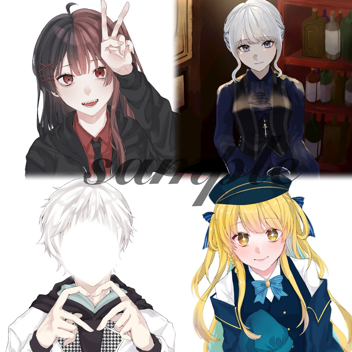 立ち絵・アイコン・1枚絵などの制作承ります TRPG用立ち絵やキャラデザからの制作可能です！ イメージ3