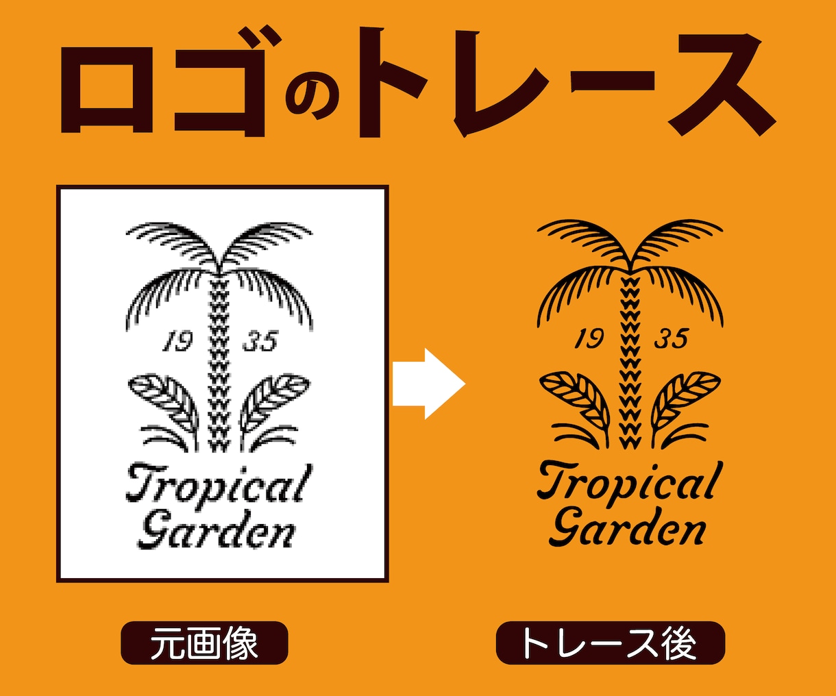 ロゴやイラストもAIデータ化！トレースします 思い出もトレースいたします。もちろんロゴなどもばっちり！！ イメージ2