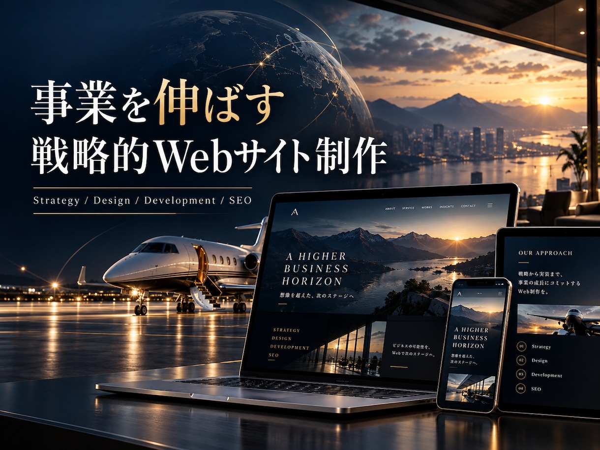 事業を伸ばすWebサイトを一気通貫で制作します 特急対応可！事業戦略・設計・開発・SEO・公開まで丸ごと対応 イメージ1