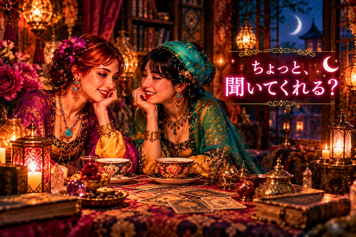 占い師・出品者さんのお悩み・不安・孤独寄り添います ココナラ魔女の談話室☪️同業者だから話せることがあります♡ イメージ2