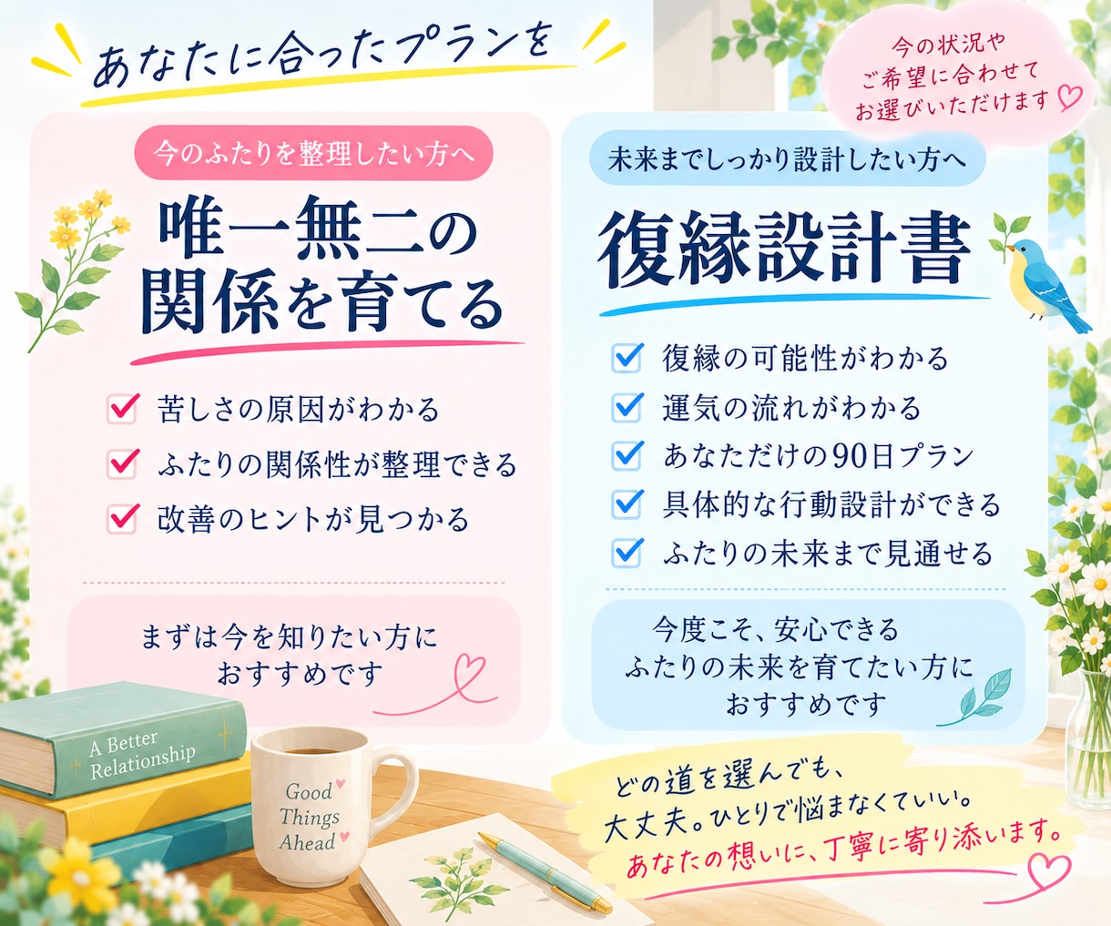 チャット相談付き｜彼を攻略する復縁設計書を作ります 算命学×愛着理論×神経×現実創造で自分と彼を徹底分析して攻略 イメージ4