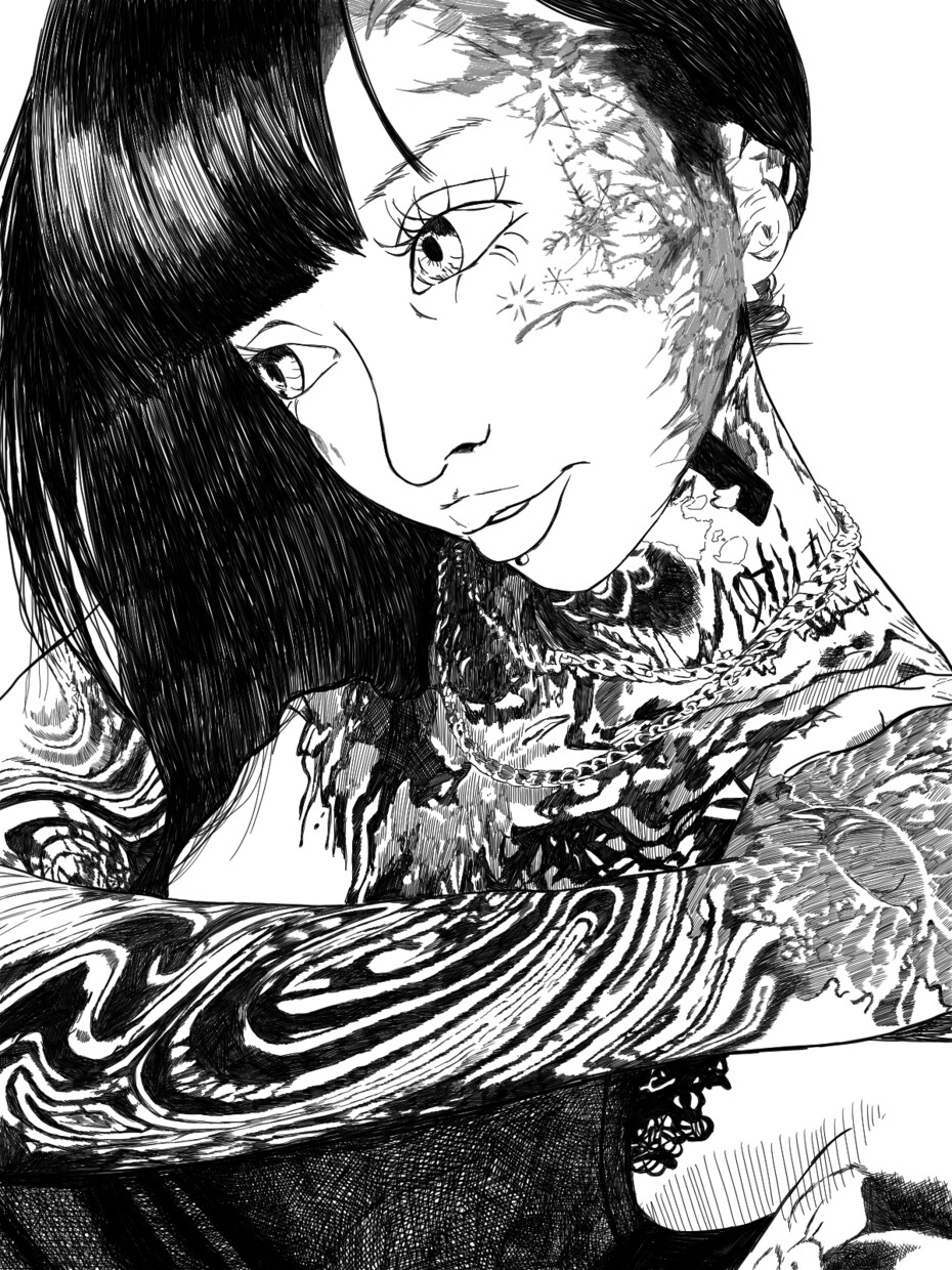 似顔絵。アイコンに使えると思います 主に模写です。キメキメの自撮りを少し味のある感じで描きます。 イメージ9