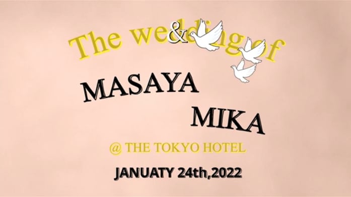 ポップでかわいい結婚式用オープニング動画作ります ウェディングオープニングムービーDVD無料で郵送致します イメージ9