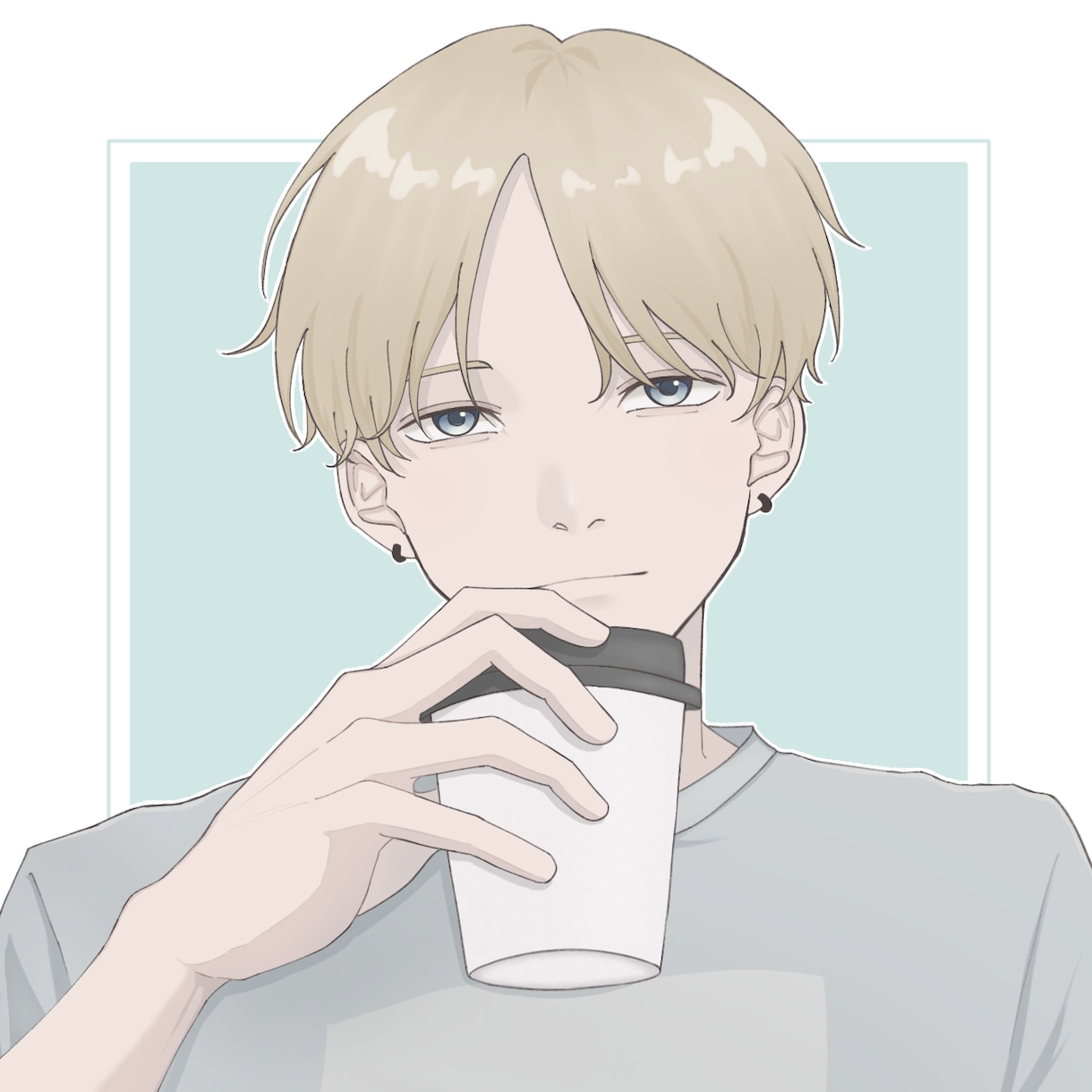 かっこいいアイコン、一枚絵など作成します SNS（LINEやTwitterなど）で使えるアイコン イメージ2