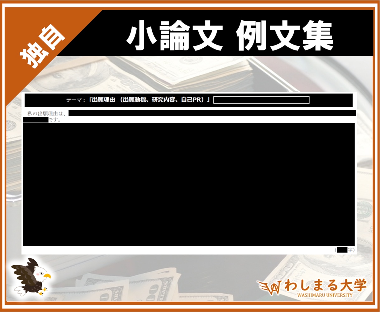 重田海外留学奨学金┃小論文のコツ・例文集提供します 【20万円/月】海外留学奨学金の作文攻略ノウハウを徹底解説！ イメージ5
