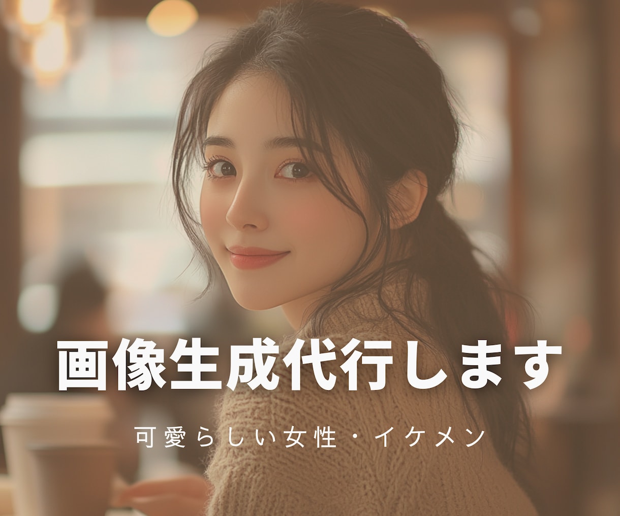 画像生成代行します 【ステキ女性やイケメン】最新ハイクオリティのAIツール使用 イメージ1