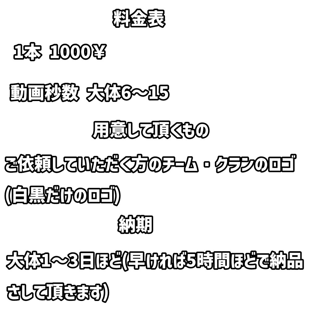 チーム・クランのロゴを使ったop作成致します チームのopをあなたの代わりに自分が作成さして頂きます！ イメージ2