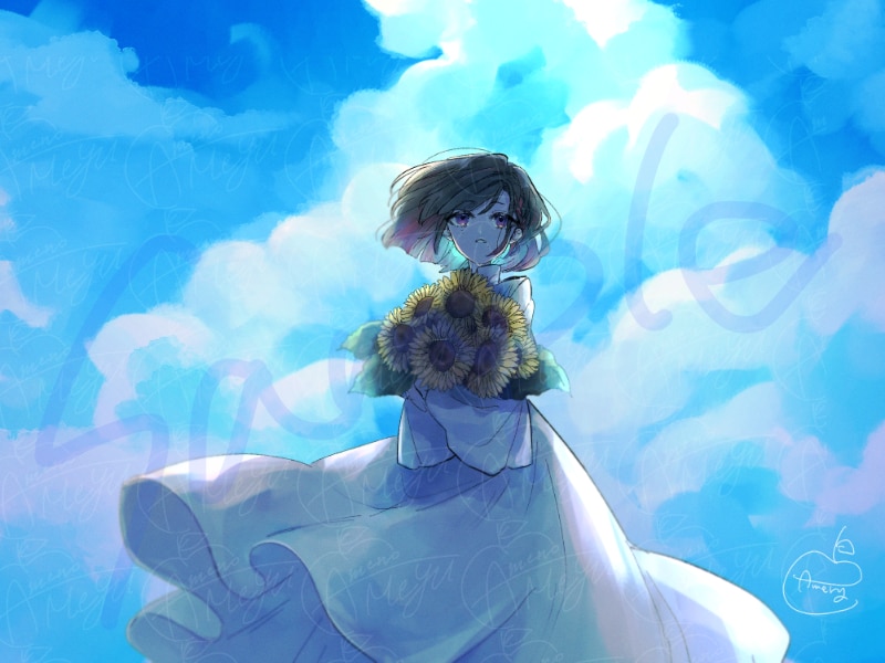 配信、MV、グッズ、小説など一枚絵描きます いろんな雰囲気のイラスト描きます！お急ぎ短納期も対応可！ イメージ9