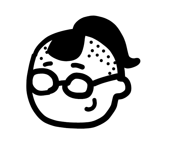 シンプルなモノクロの線だけイラストを描きます プロフィールやワンポイント部分、アイコンに使えます！ イメージ1