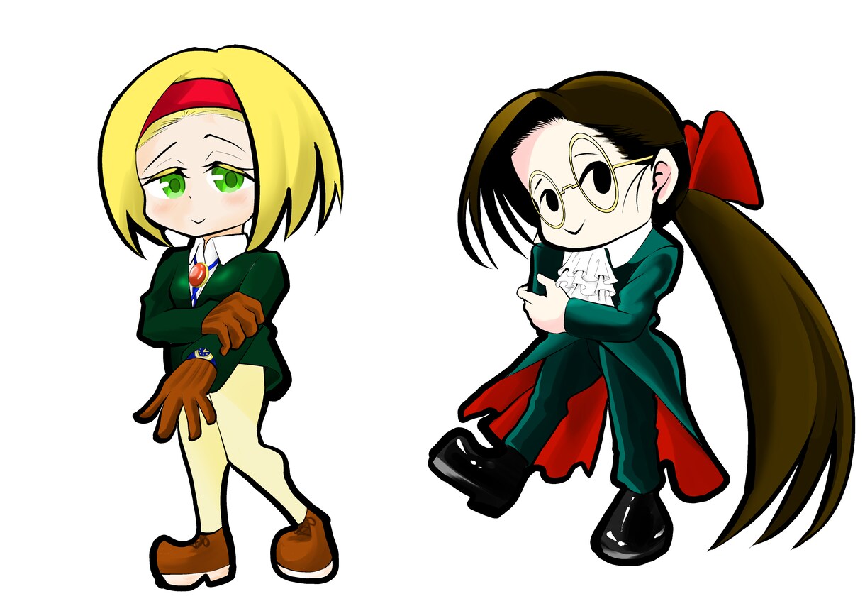商用利用OK!ポップなちびキャラを描きます アイコン、ヘッダー、立ち絵用等のイラストを描きます！ イメージ2