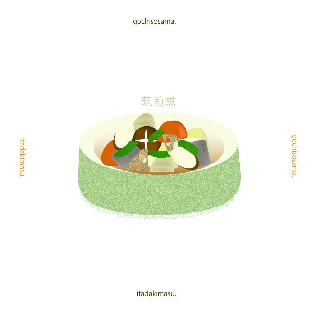 食べ物イラスト制作｜ごちそうの一瞬を絵にします 食べ物イラスト制作シンプル×ポップ×あたたかみ◎商用利用OK イメージ4