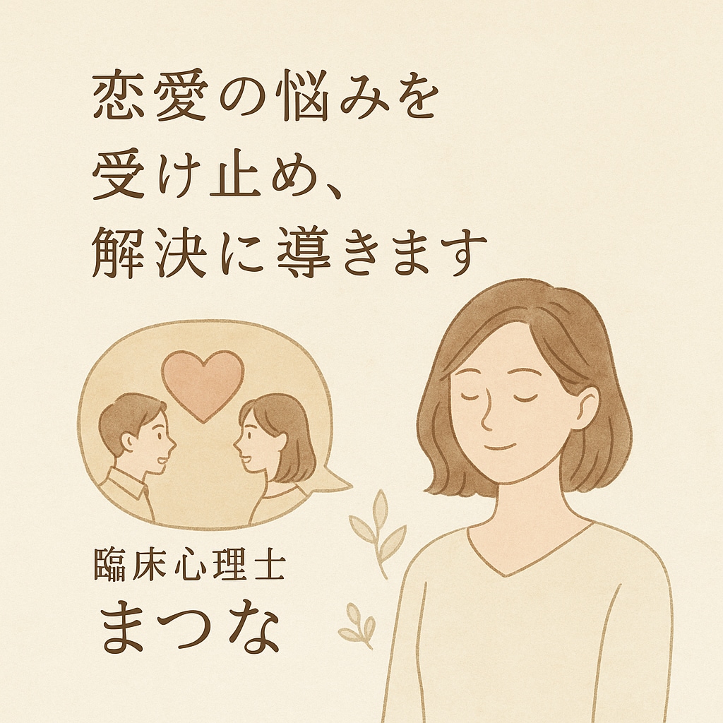 恋愛相談のプロがあなたのお悩みを受け止めます あなたの頭と心を整理します｜最適なアドバイスをします｜ イメージ1