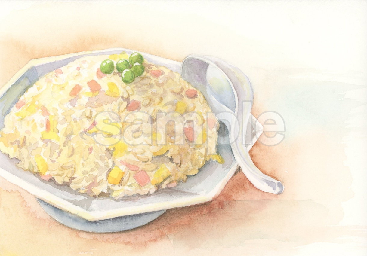 絵本のワンシーンのような食べ物イラスト描きます 飲食店のメニュー表やPOP、本の挿絵などに イメージ4