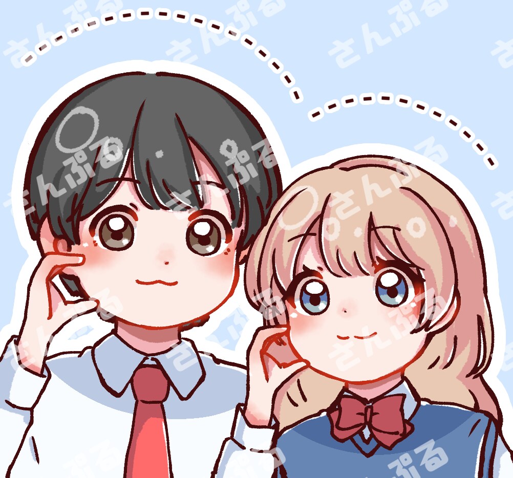 最短3日！ふわっと可愛い夢絵・イラスト描きます ポーズ・服装固定！格安量産夢絵オーダー承ります！ イメージ2