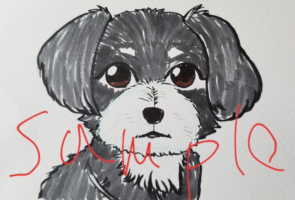 似顔絵描きます ヒトはもちろん、ペットも描きますよ！ イメージ1