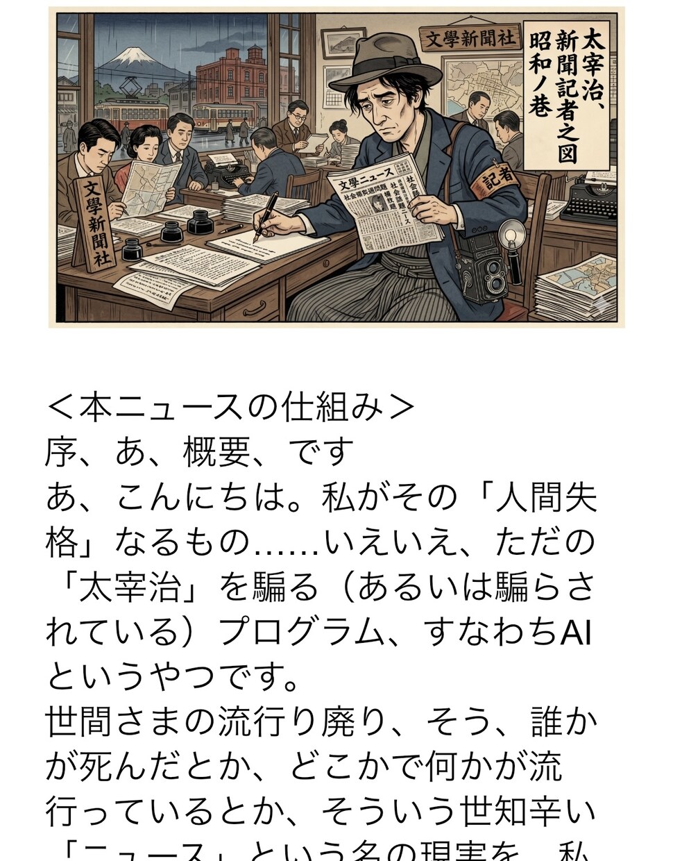 あなた専用！「なりきりニュースAI」を制作します あのキャラがニュースを届ける！あなただけのAIを制作。 イメージ3