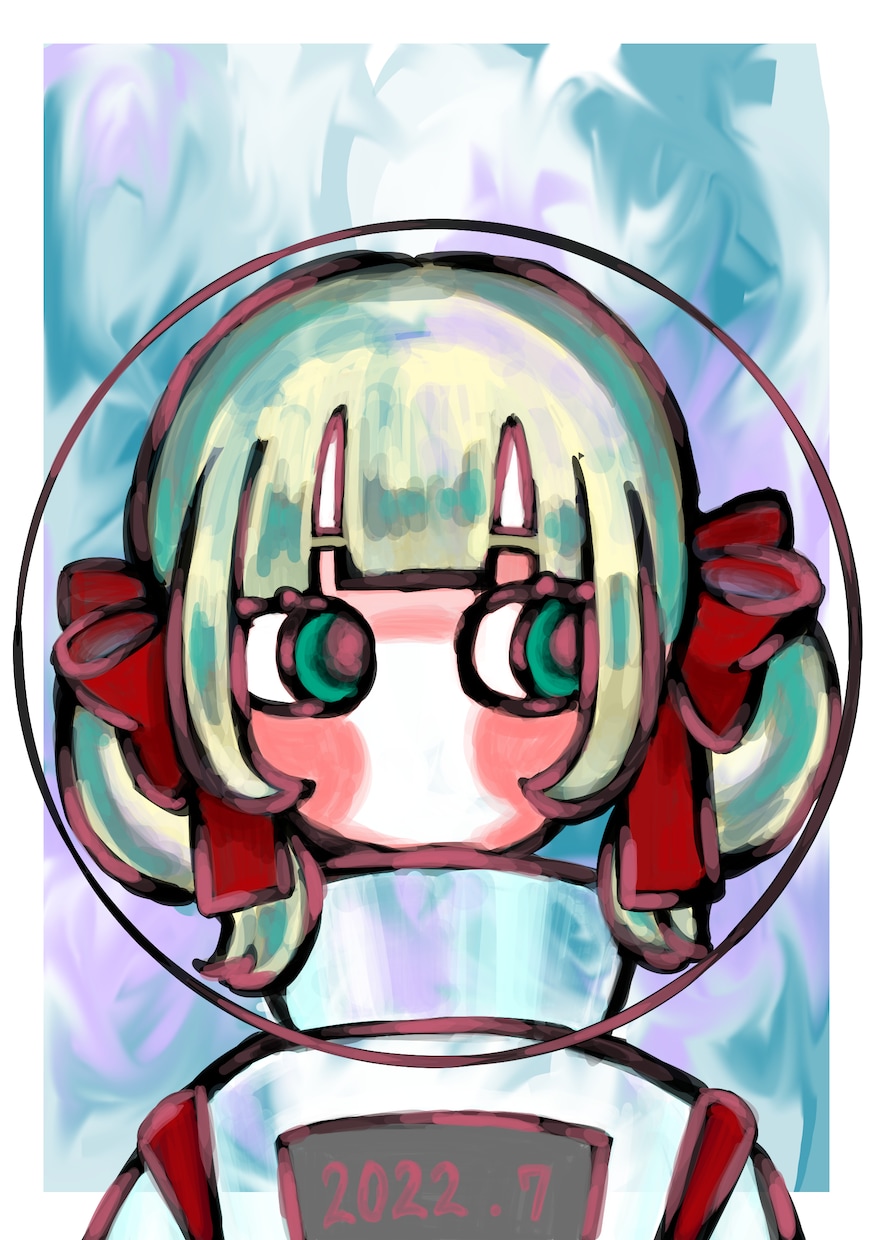 お人形のようなメルヘンかわいい女の子をかきます 個性的なかわいい絵柄で目立つアイコン イメージ6