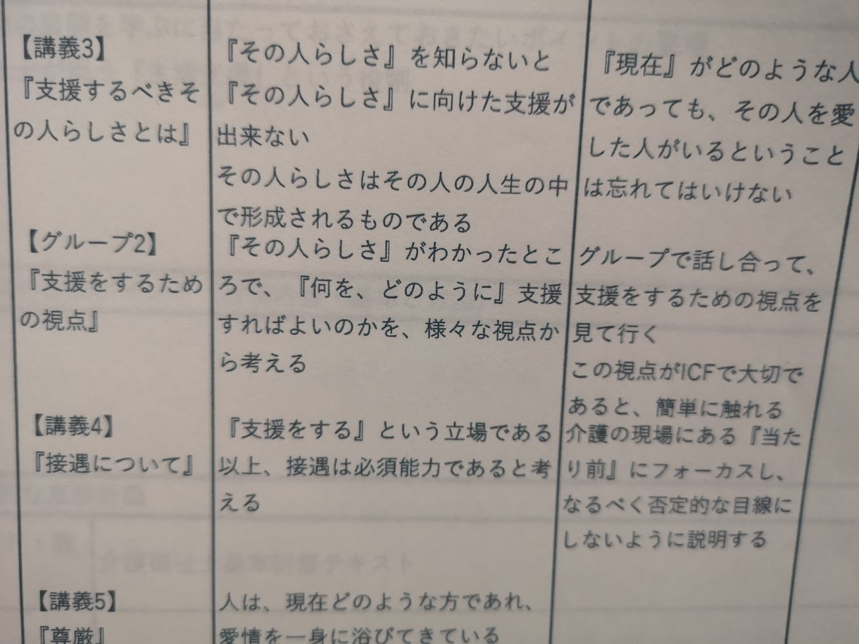 哲学する介護福祉士が様々な研修をお手伝いします 講師経験のある介護福祉士がご希望の研修資料を作成いたします♪ イメージ9