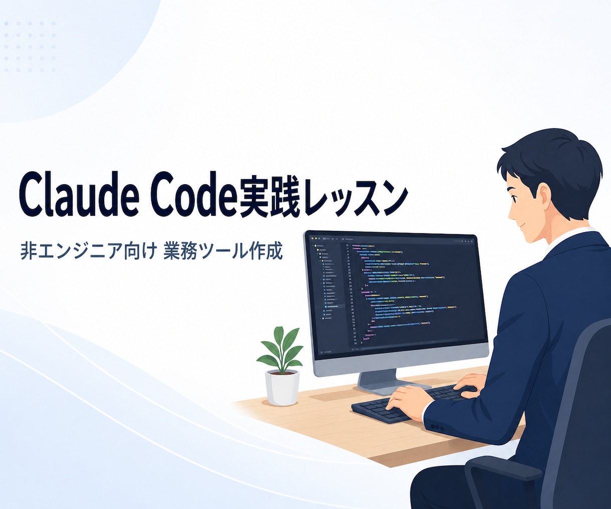 Claude Code実践を非エンジニアに教えます 非エンジニア向けClaude Code業務自動化 イメージ1