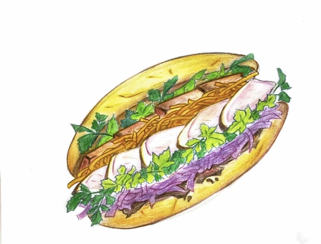 美味しい料理・スイーツ・飲み物のイラストを描きます 味ある絵で写真よりPOPに！フェスの出店でメニュー挿絵経験有 イメージ2