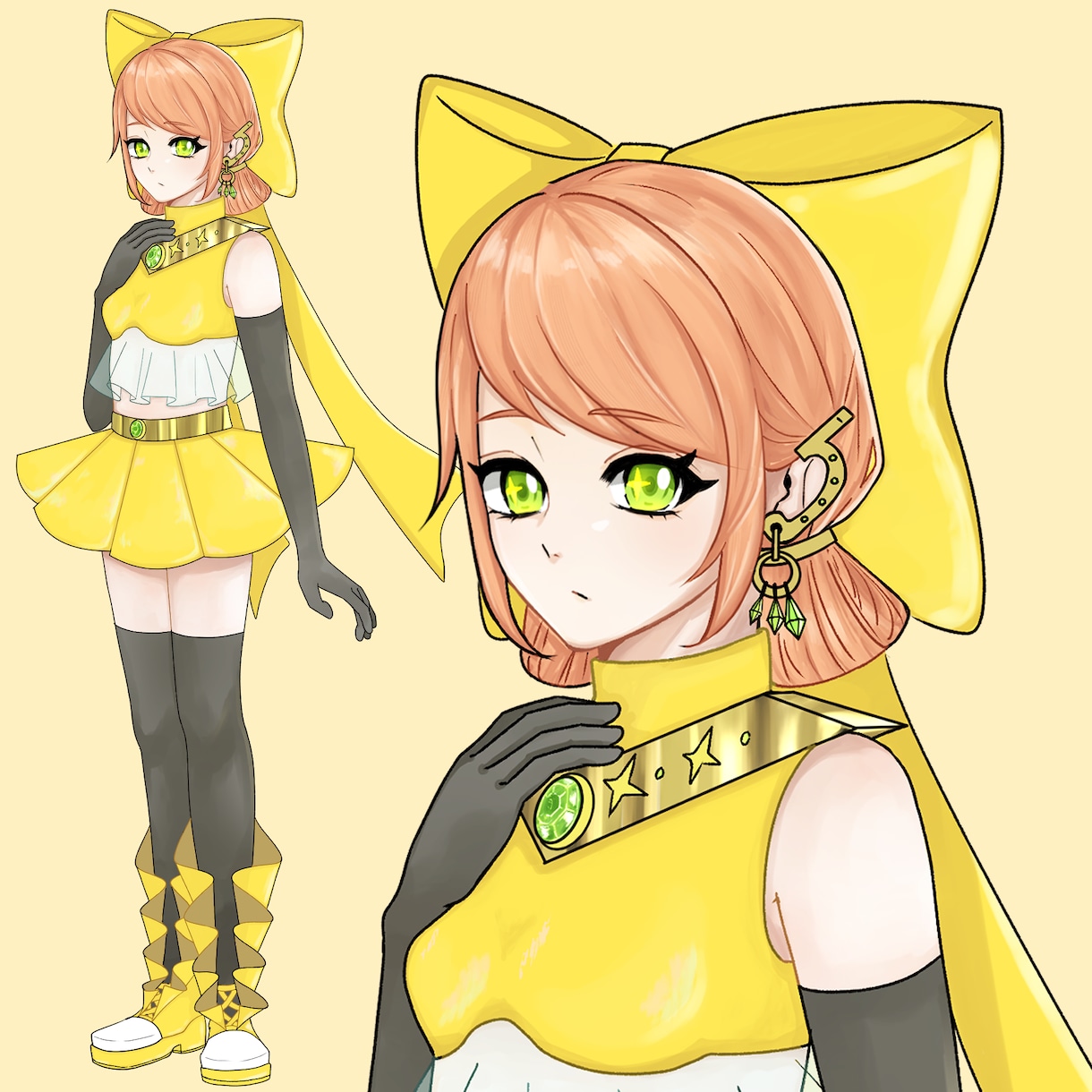TRPG・ゲーム・配信用の立ち絵を制作します 目を惹く表情と雰囲気で、あなたのうちの子の魅力を形にします！ イメージ4