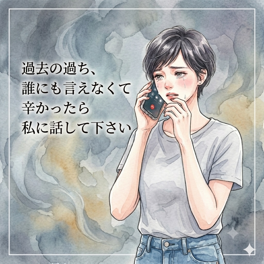 関西弁の私が、あなたの過去の過ちお聞きします ここで話して楽になって下さい。全て受け止めますよ。 イメージ1