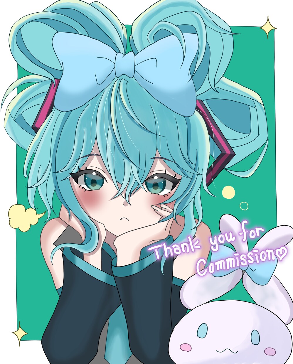 目を惹く可愛いイラスト描きます Vtuberさんの記念イラスト、サムネイルイラストに！！ イメージ2