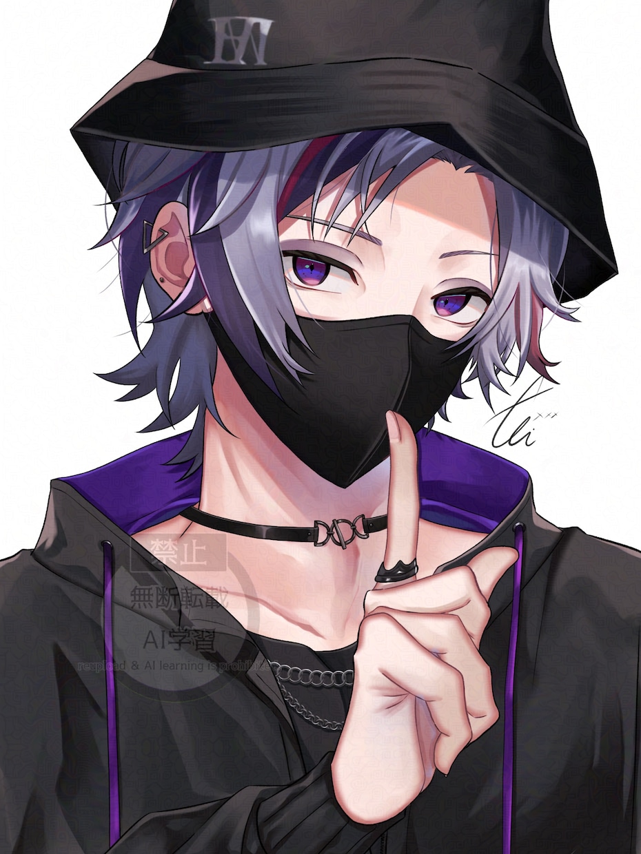 透明感×儚さ￤魅力的なイラストを描きます 中性的キャラが得意なSNSアイコン・立ち絵制作 イメージ6