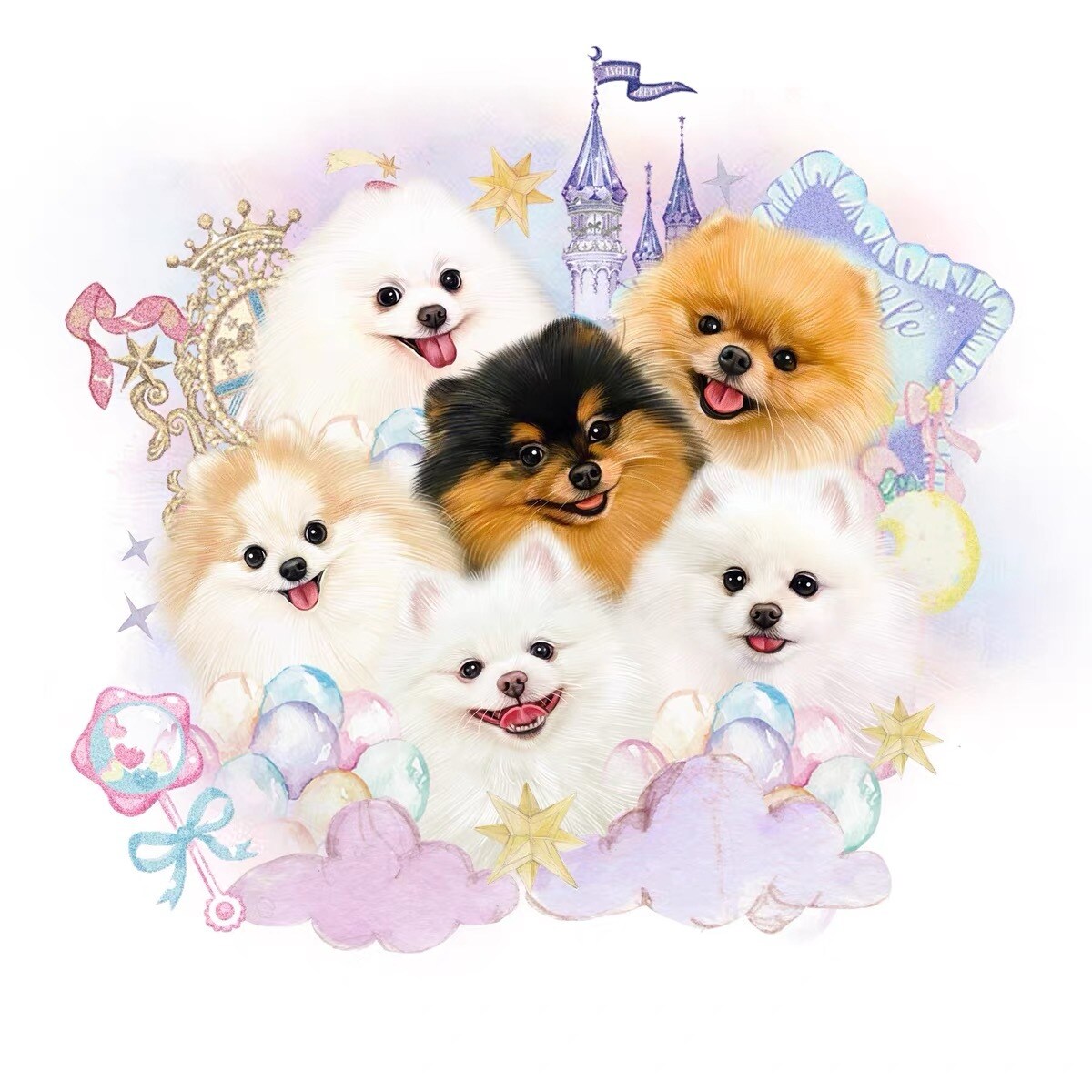 可愛いペットの写真を似顔絵に実写します 似顔絵/ペット/犬/猫/ギフト/グッズ/年賀状/イラスト イメージ3