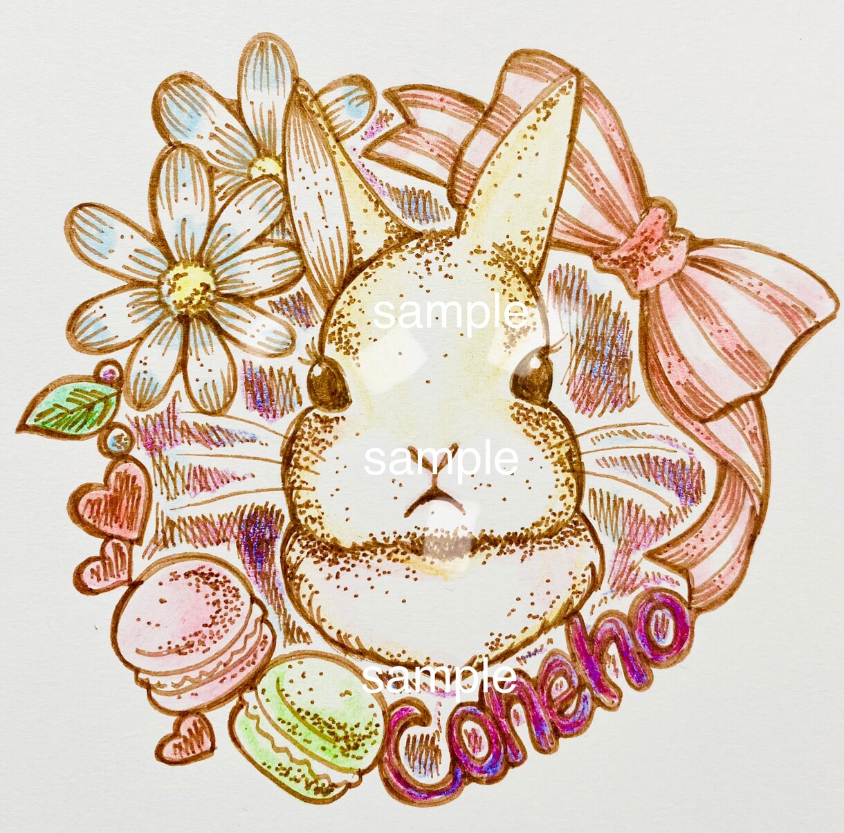 アナログならではの暖かみあるアイコン描きます 主に色鉛筆を使用しアナログでイラストを描きます。 イメージ1
