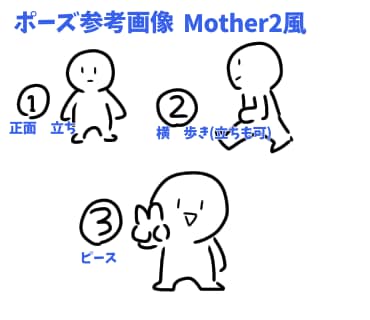 ゲーム風ドット絵のイラスト描きます FF、Mother2の様なドット絵のイラストを制作します イメージ3