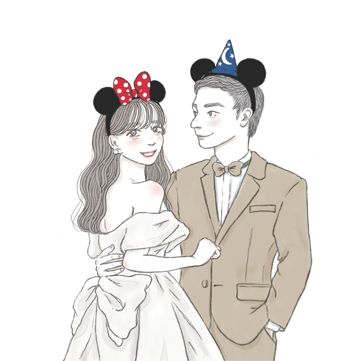 一生ものになる結婚式のウェルカムボード描きます 2人の『今、この幸せ』を一生モノに。 イメージ1