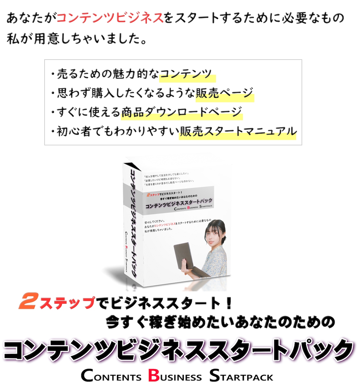 誰でもコンテンツビジネスをスタートできます 今日から始める、あなたのコンテンツビジネス革命！ イメージ2