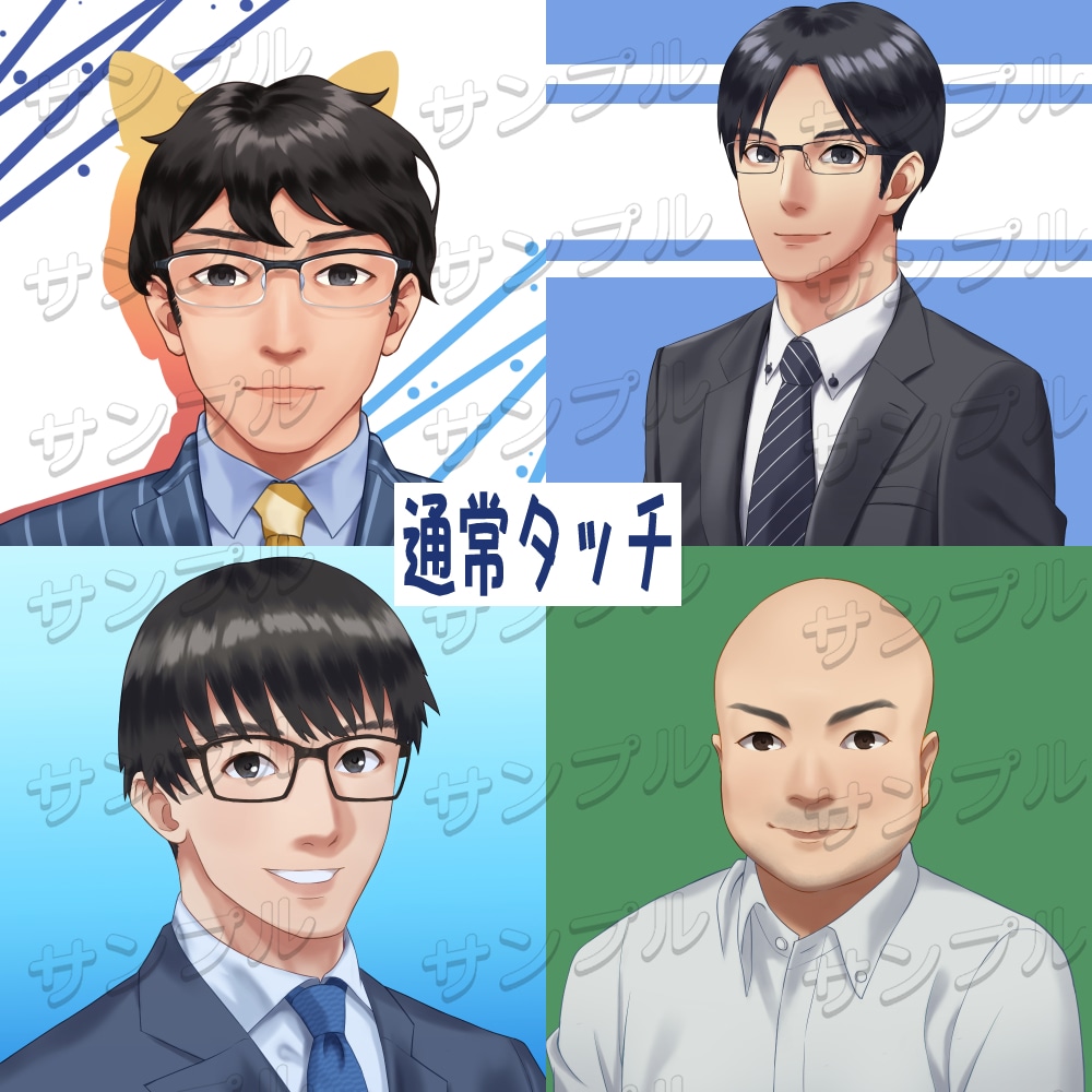 リアルと二次元の融合タッチでアイコンを描きます SNS用の似顔絵を制作いたします イメージ4