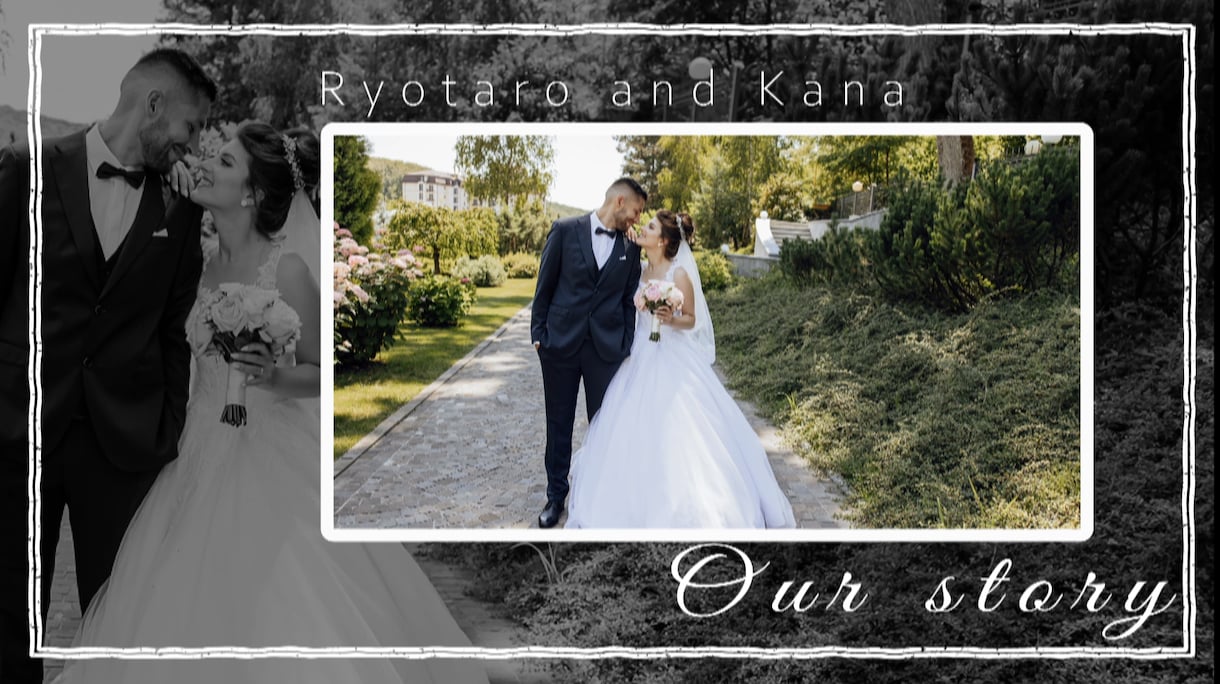 結婚式プロフィールムービー（ナチュラル）作ります 【修正無制限・DVD発送可能】動画制作実績 1000件以上 イメージ3