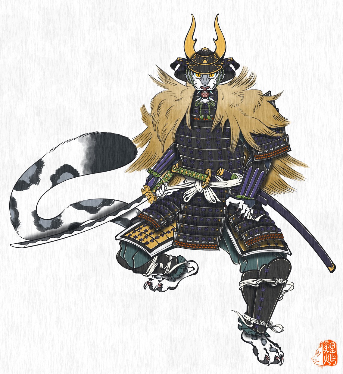 和風ケモノイラスト描きます かっこいいもかわいいもお任せください！ イメージ1
