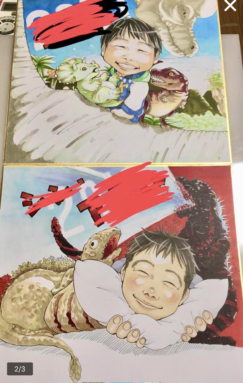 アナログ似顔絵、世界で一つの似顔絵色紙を描きます 素敵な思い出を、暖かなアナログ画材で描き残しませんか？？ イメージ3