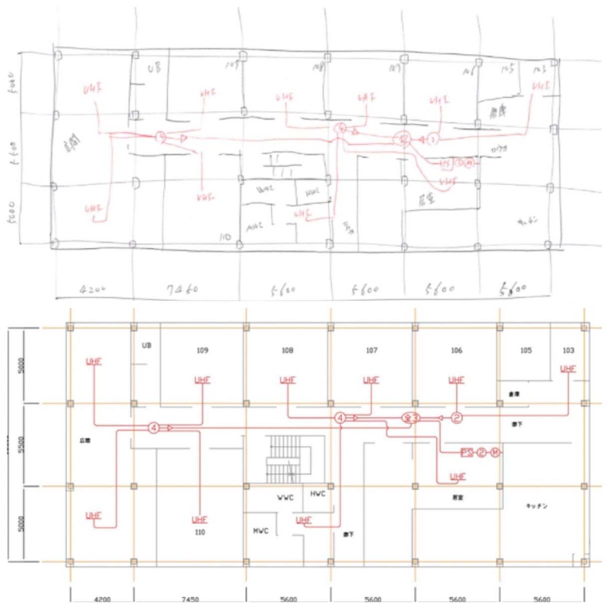 手書き図面をCADデータ化代行いたします 設計図を高精度でCADトレースします イメージ1