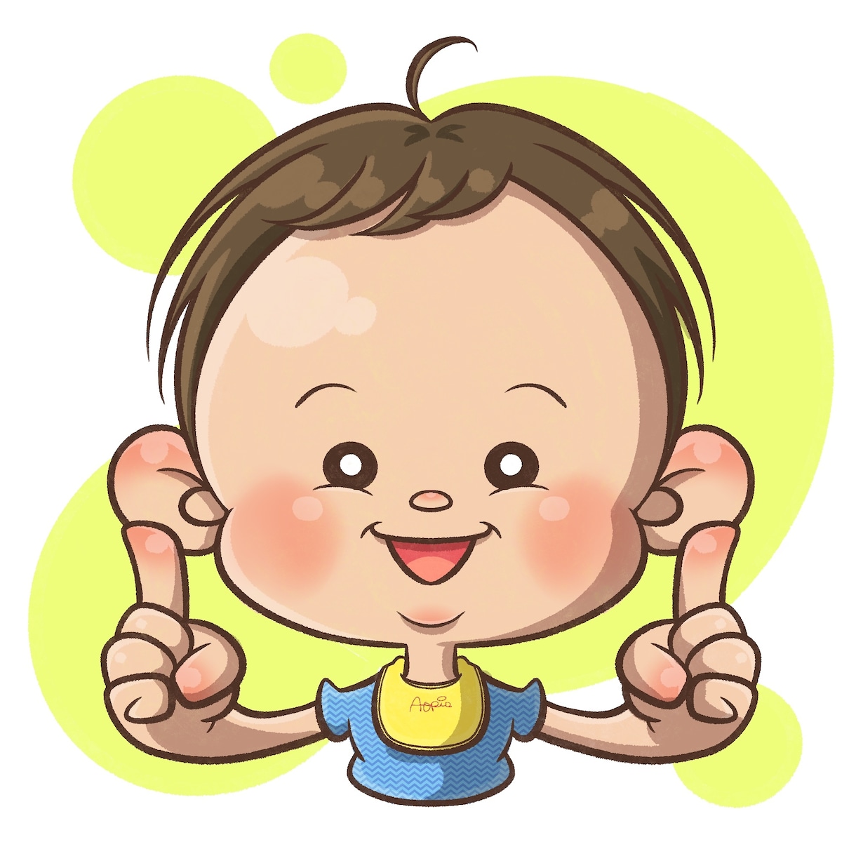 Kids&Baby専門★可愛いイラスト描きます 【SNSアイコン用】プレゼントにイラストをちょっと添えて… イメージ2